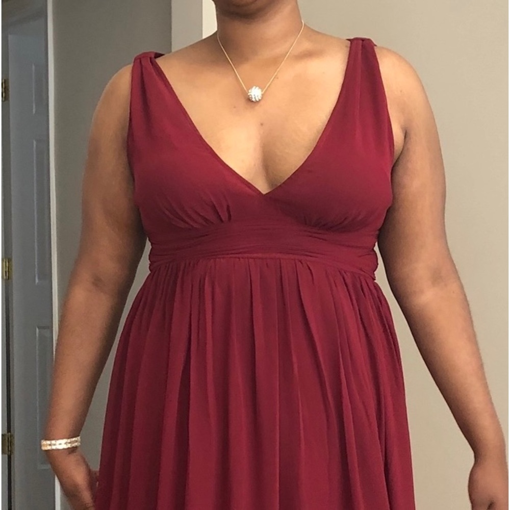 This deep berry colored dress is for you!